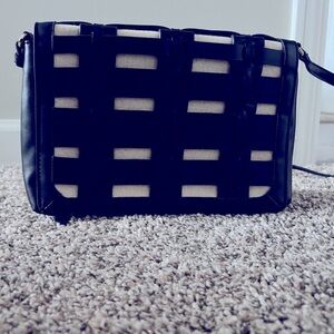 A New Day Basket Weave Woven Crossbody Purse